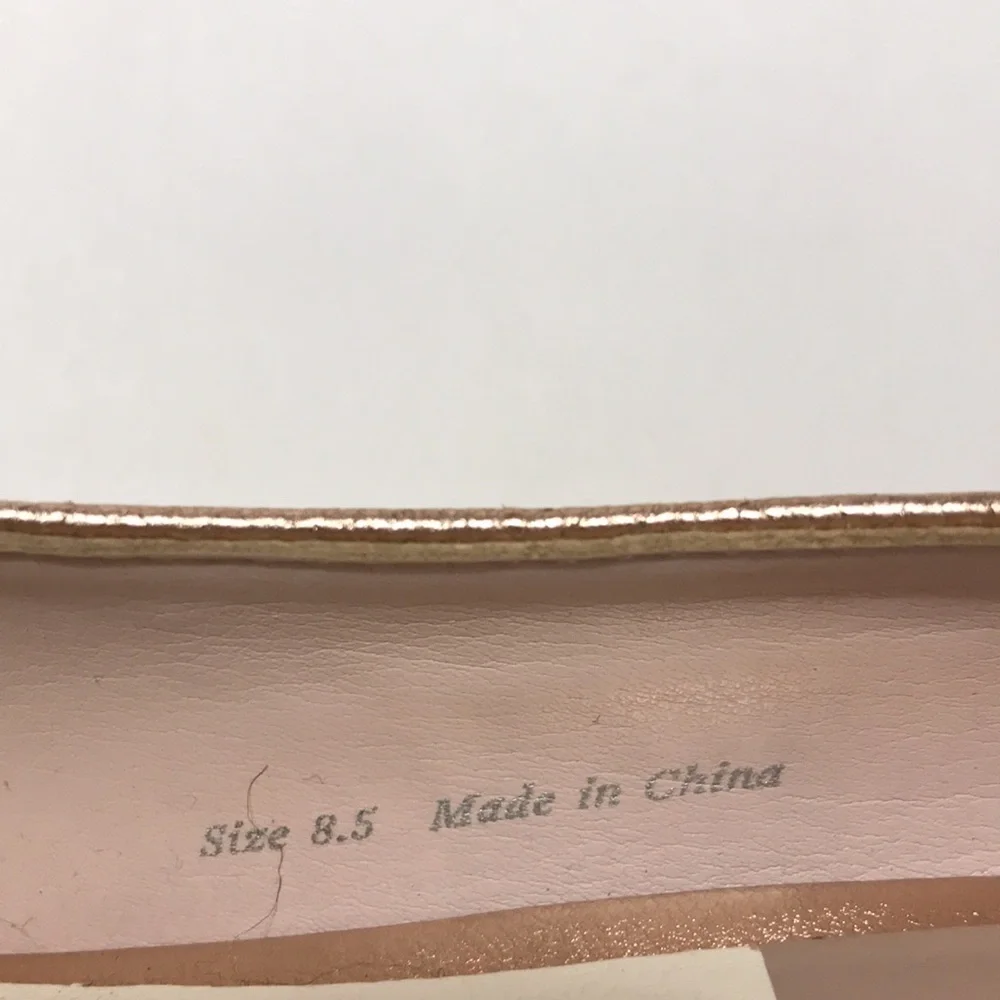 Dolce Vita Milka Rose Gold Metallic Leather Pointed Toe Stiletto Woman’s 8.5 - Picture 13 of 13